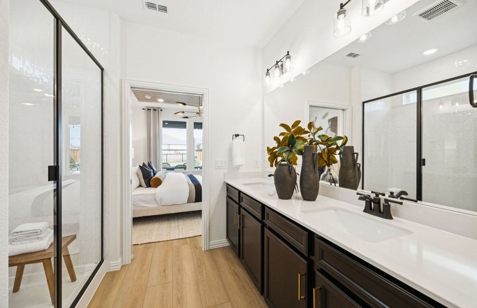 Furnished interior view inside a new home in Del Webb at Trinity Falls, McKinney (Image 4).