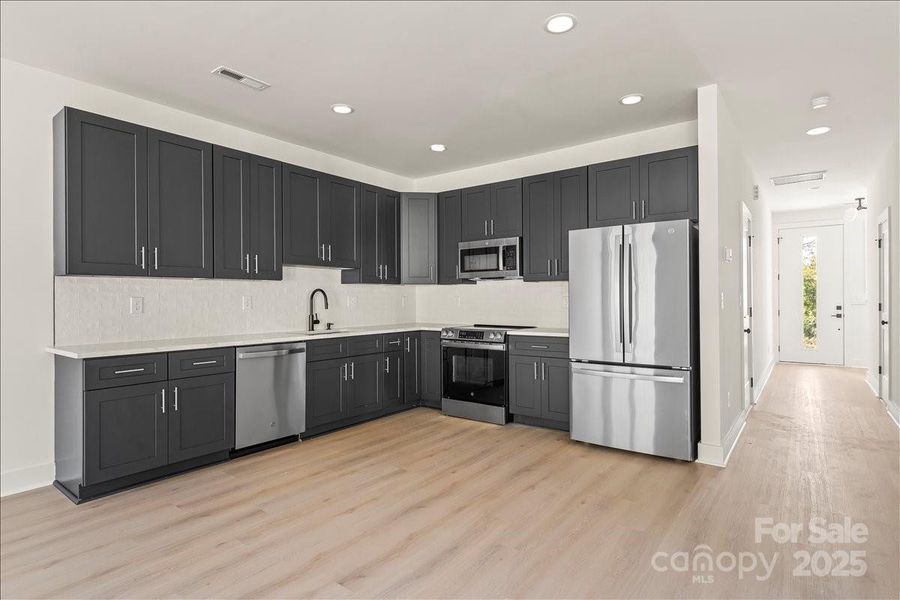 Furnished interior view inside a new home in , Charlotte (Image 3).