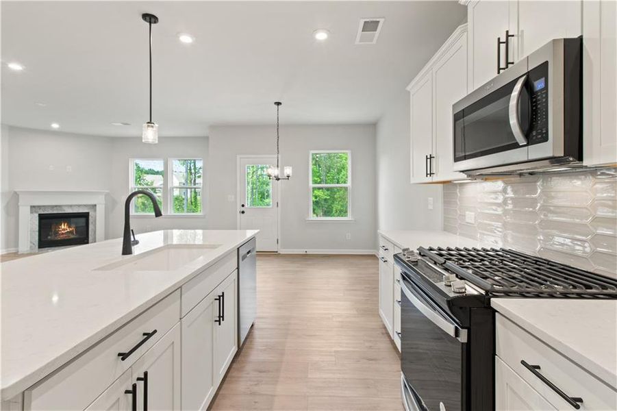 Furnished interior view inside a new home in Berkeley Mill, Cumming (Image 4). Furnished interior view inside a new home in Berkeley Mill, Cumming (Image 4).