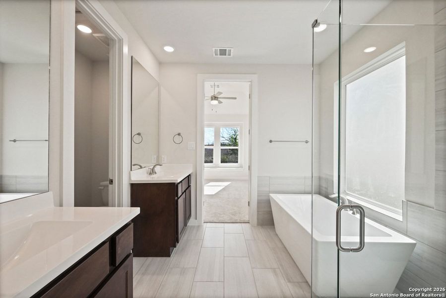 Furnished interior view inside a new home in The Crossvine, Schertz (Image 4).