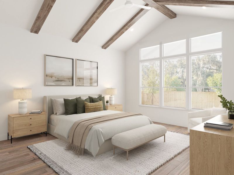 Representative furnished interior of a home built from the The Grayson by Homebound in Mosaic, Prosper (Image 7).