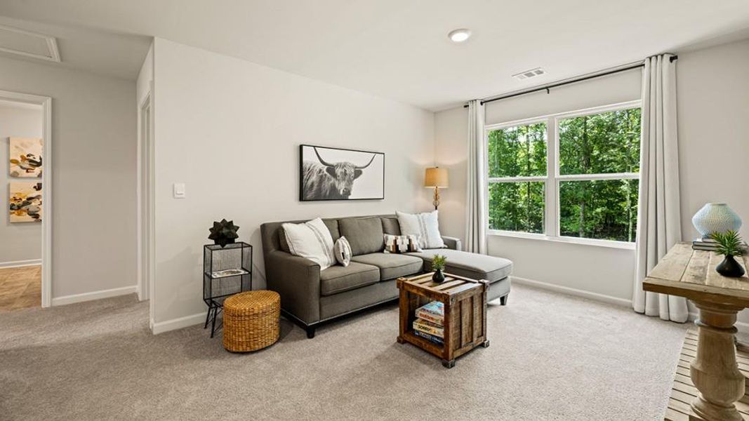 Furnished interior view inside a new home in Braselton Village, Braselton (Image 8). Furnished interior view inside a new home in Braselton Village, Braselton (Image 8).