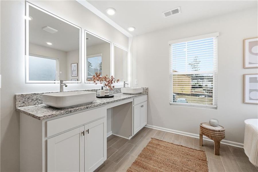 Furnished interior view inside a new home in Concord Oaks, Powder Springs (Image 12).