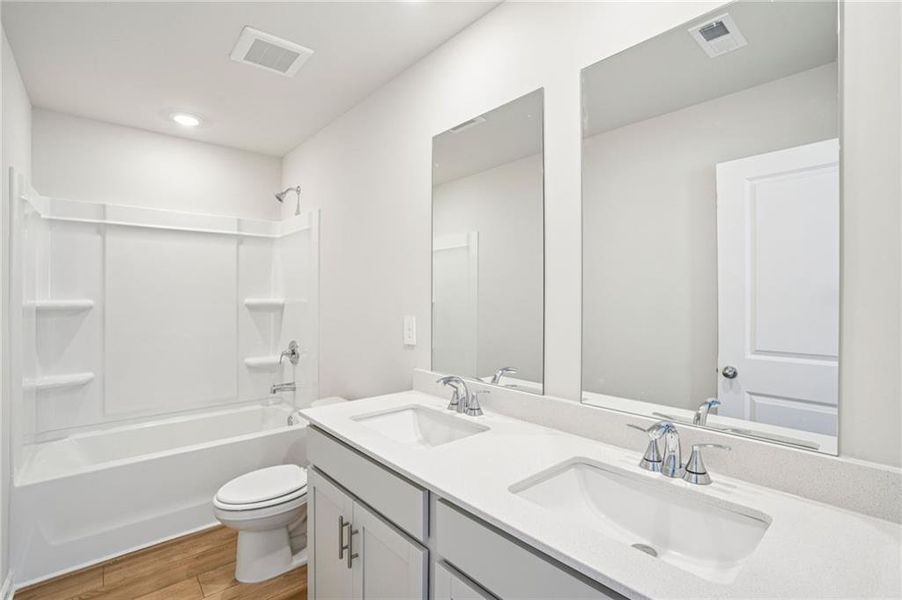 Furnished interior view inside a new home in Hawthorne Station, College Park (Image 14). Furnished interior view inside a new home in Hawthorne Station, College Park (Image 14).