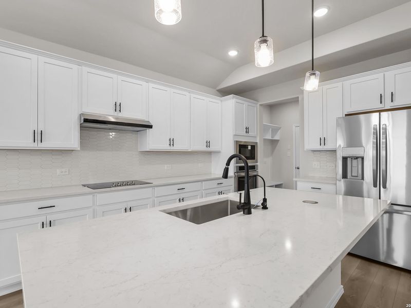 Furnished interior view inside a new home in Royal Crest, San Antonio (Image 9). Furnished interior view inside a new home in Royal Crest, San Antonio (Image 9).