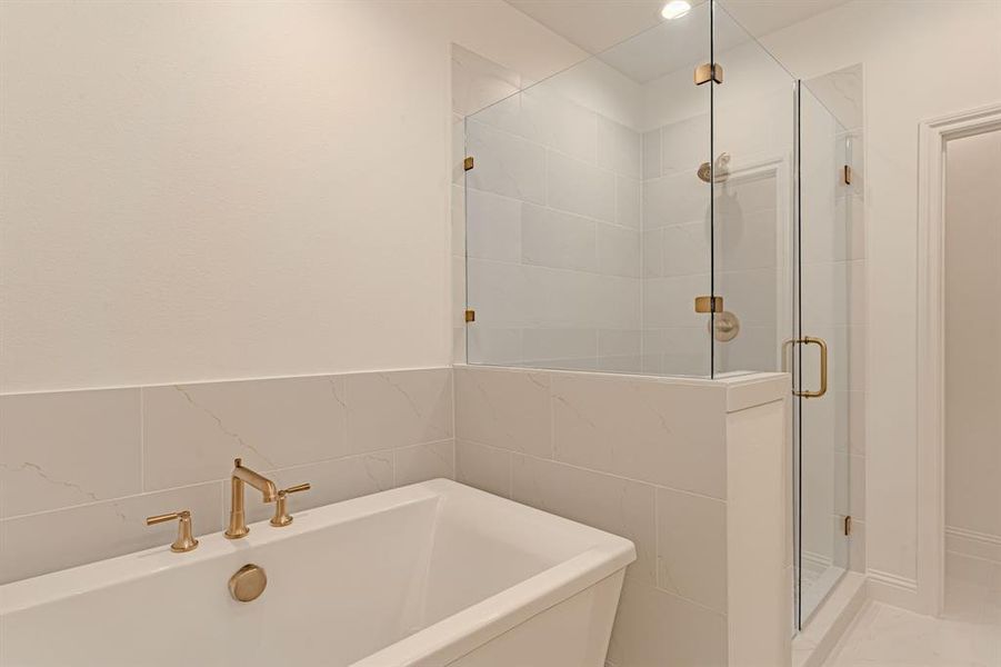 Furnished interior view inside a new home in , Aledo (Image 24).