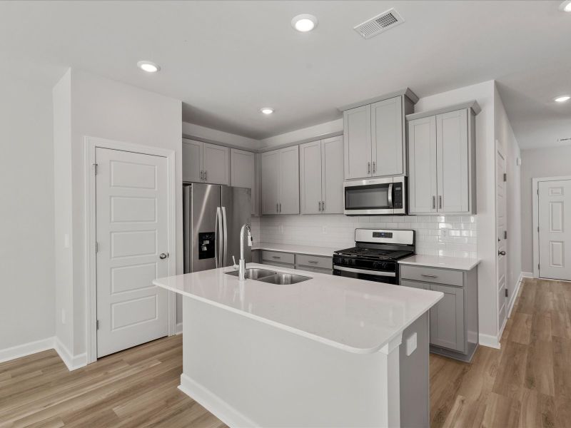 Furnished interior view inside a new home in Avalon Townes, Lyman (Image 5).