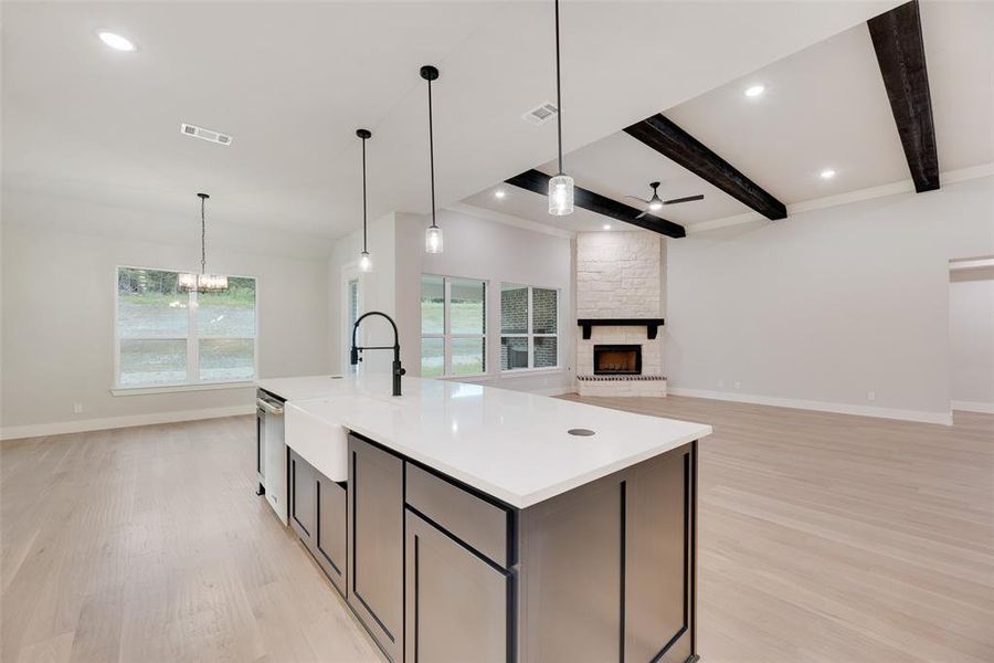 Furnished interior view inside a new home in King Crossing Estates, Van Alstyne (Image 5). Furnished interior view inside a new home in King Crossing Estates, Van Alstyne (Image 5).