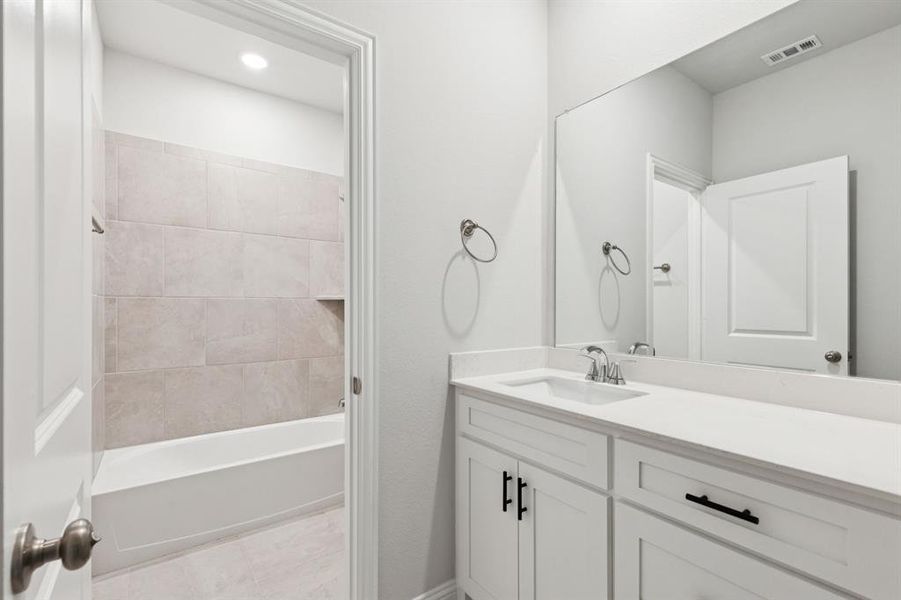 Furnished interior view inside a new home in AnaCapri, Anna (Image 7). Furnished interior view inside a new home in AnaCapri, Anna (Image 7).