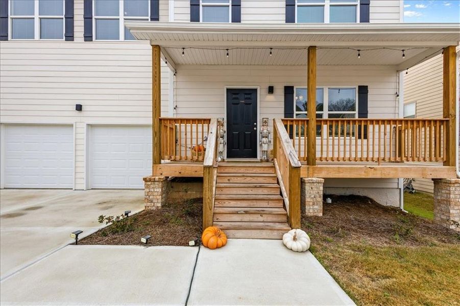 Exterior details and patio area of a home in , Atlanta (Image 3).