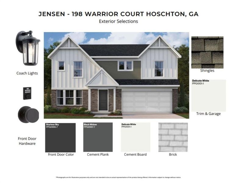 Sample of building materials used in homes in Twin Lakes, Hoschton (Image 2). Sample of building materials used in homes in Twin Lakes, Hoschton (Image 2).