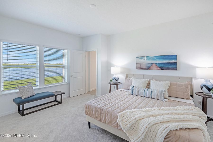 Furnished interior view inside a new home in Seaton Creek: Seaton Creek 50s, Jacksonville (Image 45).