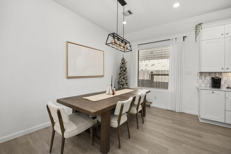 Furnished interior view inside a new home in Sunterra: Avante Collection, Katy (Image 6).