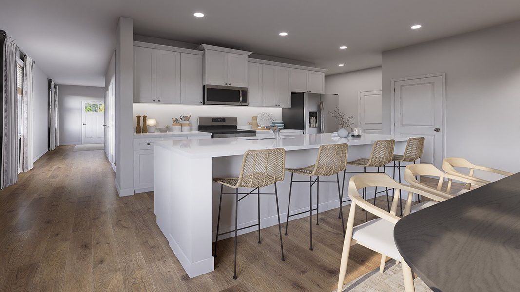 Furnished interior view inside a new home in Sheep Island, Summerville (Image 3).
