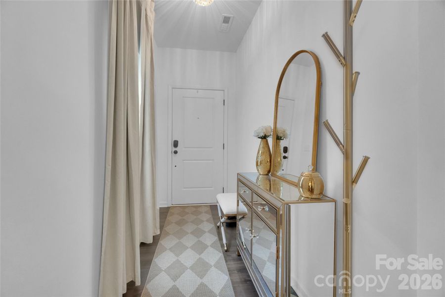 Furnished interior view inside a new home in Aubreywood, Charlotte (Image 35).