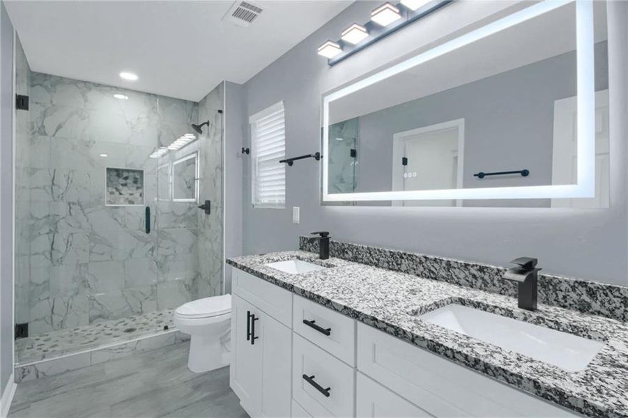 Furnished interior view inside a new home in , Austell (Image 15).