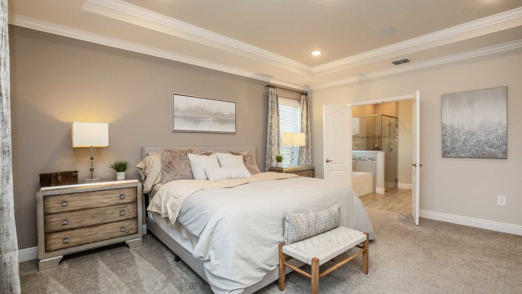 Representative furnished interior of a home built from the Miramar by Maronda Homes in Malabar Springs, Palm Bay (Image 12).