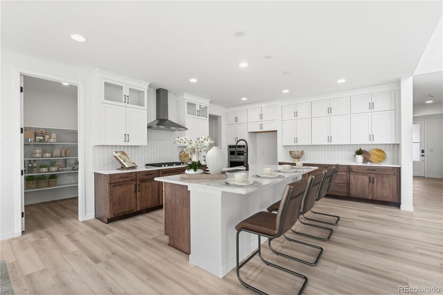 Furnished interior view inside a new home in Stargaze at Solstice, Littleton (Image 29).