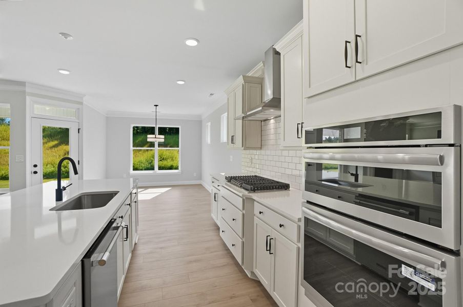 Furnished interior view inside a new home in , Sherrills Ford (Image 8).