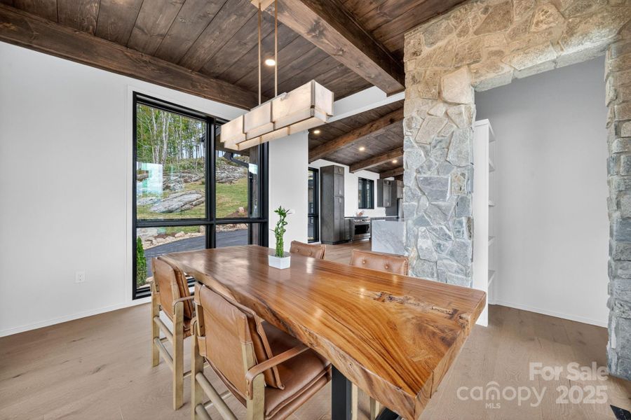 Furnished interior view inside a new home in , Banner Elk (Image 12).