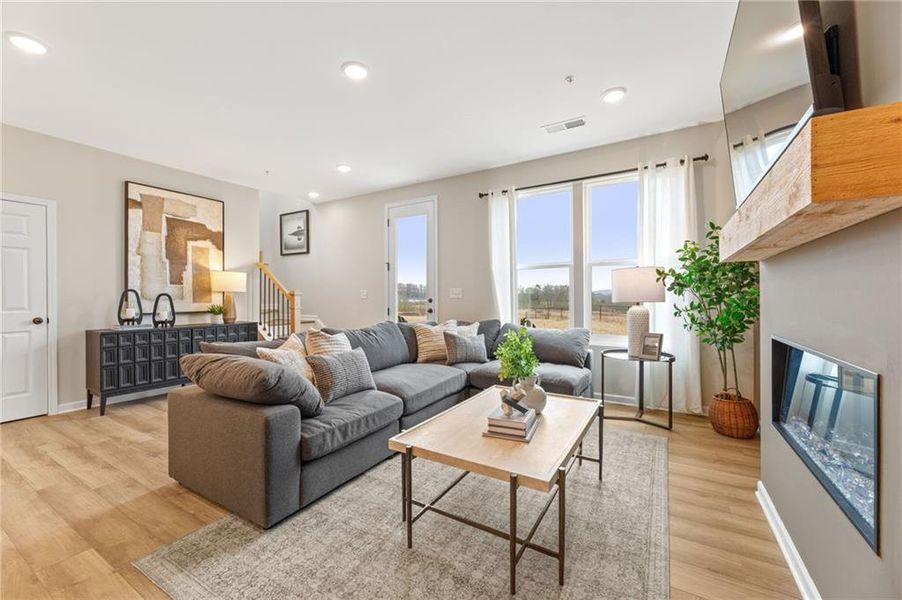 Furnished interior view inside a new home in Hemingway, Cumming (Image 5).