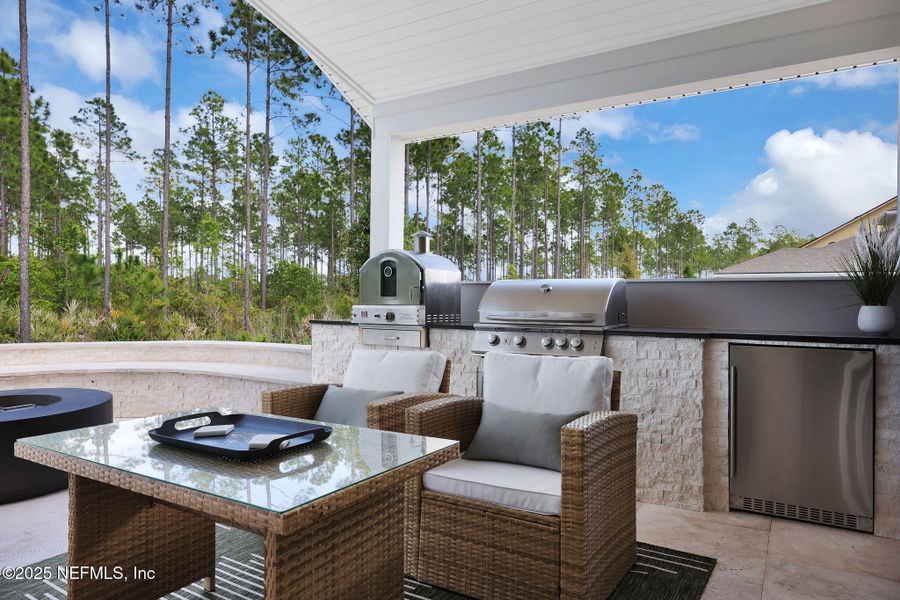 Exterior details and patio area of a home in , Ponte Vedra (Image 28). Exterior details and patio area of a home in , Ponte Vedra (Image 28).