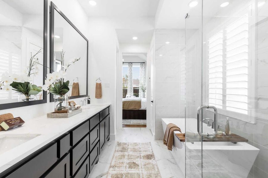 Representative Primary Bathroom - some options shown