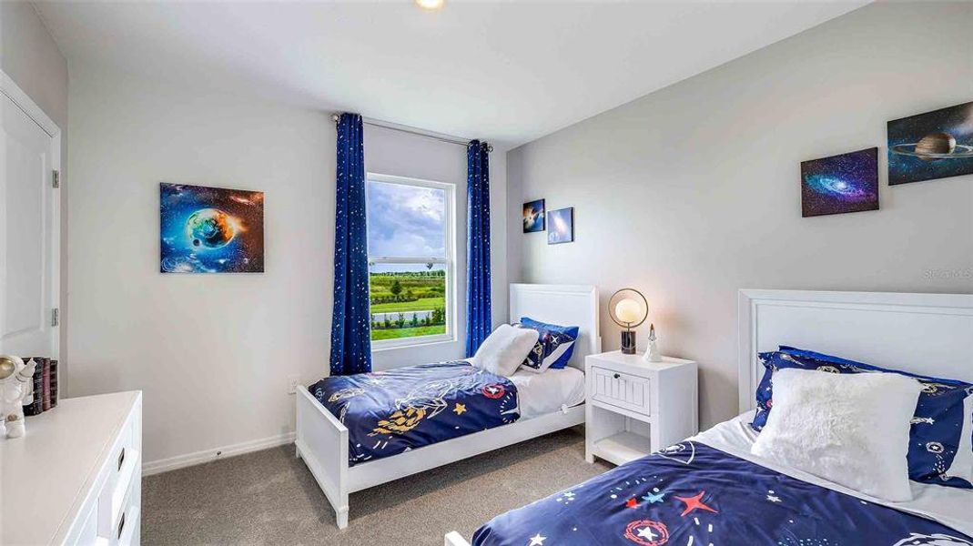 Furnished interior view inside a new home in Silverstone North, Palmetto (Image 11).