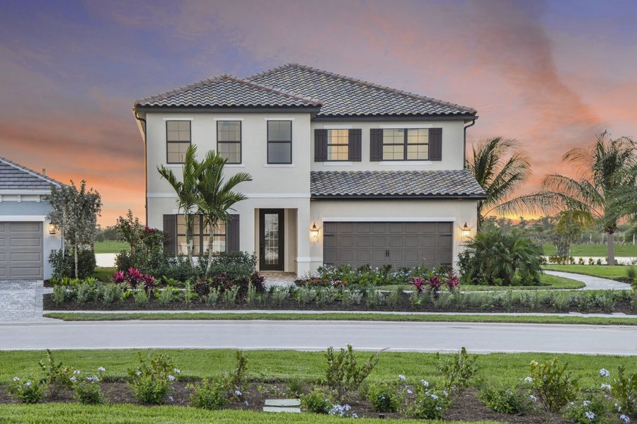 Representative exterior photo of a completed home built from the Artistry by Neal Communities in SkySail, Naples, FL (Image 21).
