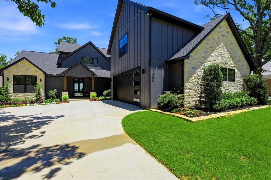 Front exterior of a new home in , Trinidad, TX, highlighting curb appeal (Image 1). Front exterior of a new home in , Trinidad, TX, highlighting curb appeal (Image 1).