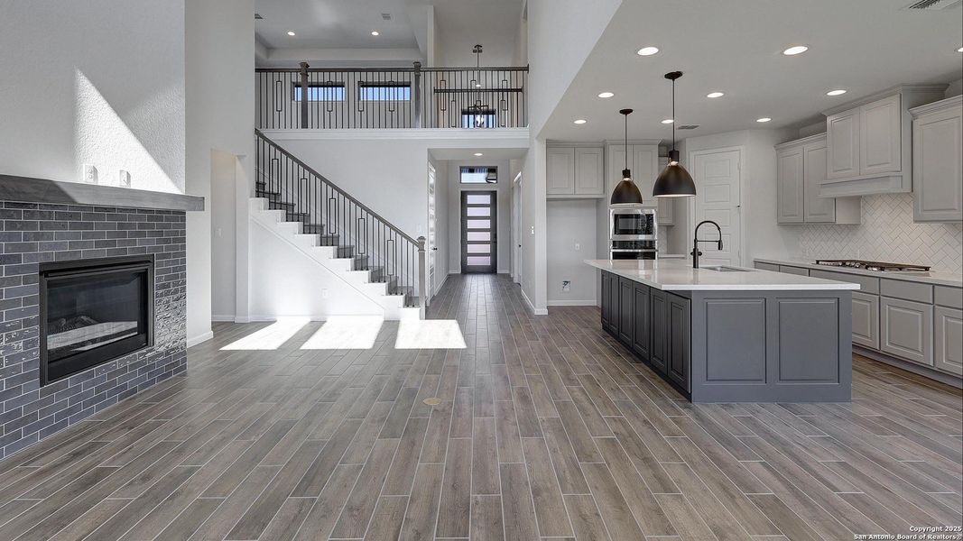 Furnished interior view inside a new home in Arcadia Ridge 50', San Antonio (Image 8).