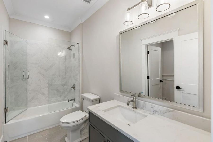 Furnished interior view inside a new home in , Alpharetta (Image 10).