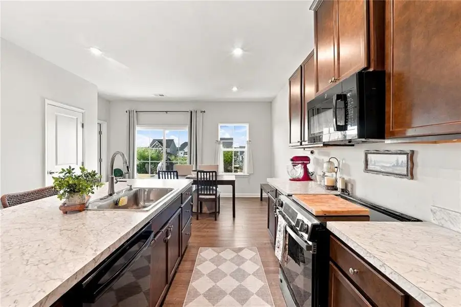 Furnished interior view inside a new home in , Hoschton (Image 15).