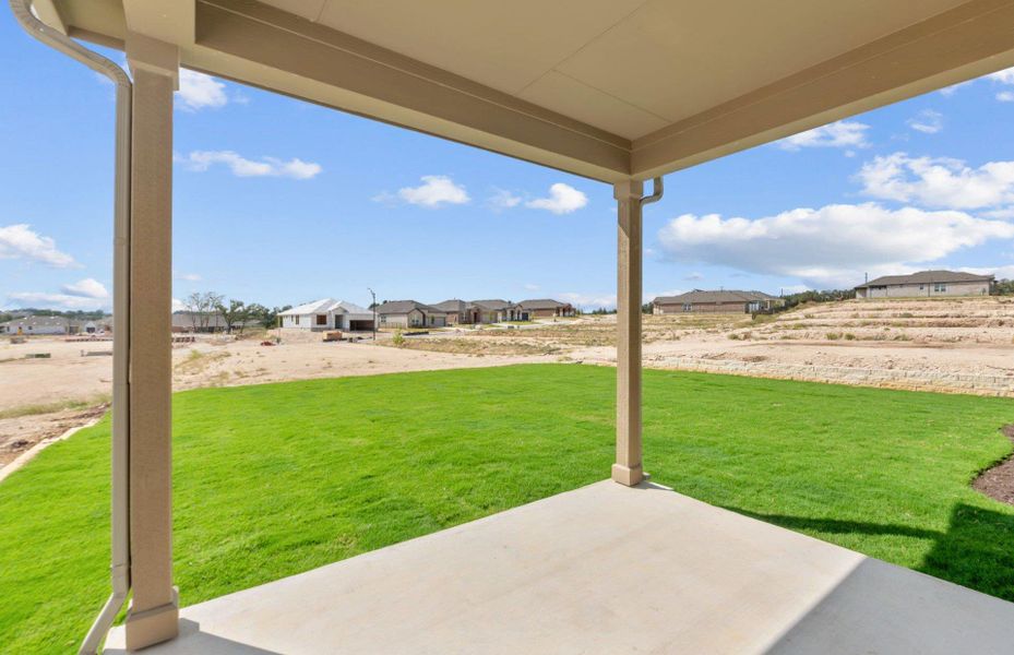 Exterior details and patio area of a home in Sun City Texas, Georgetown (Image 19). Exterior details and patio area of a home in Sun City Texas, Georgetown (Image 19).