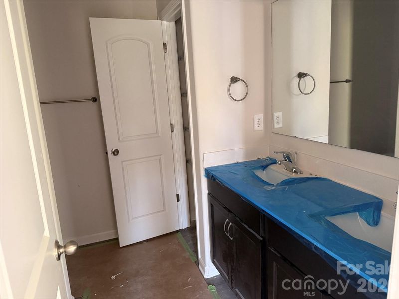 Primary bath with shower