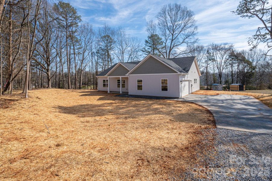 Exterior details and patio area of a home in , Shelby (Image 26). Exterior details and patio area of a home in , Shelby (Image 26).