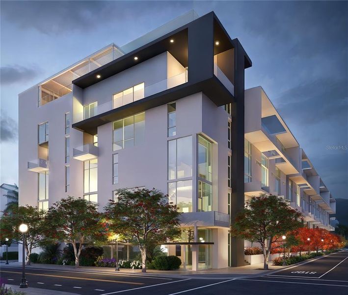 6-level, 60-unit iconic European design centrally located 3-blocks from the bay, yet above floodplain.