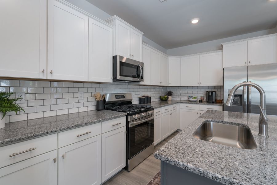 Representative furnished interior of a home built from the Plan 1817 Townhome by Adams Homes in Joyner Park, Rocky Mount (Image 9).