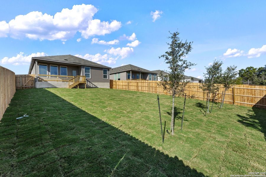 Exterior details and patio area of a home in Waterwheel: Coastline Collection, San Antonio (Image 2).