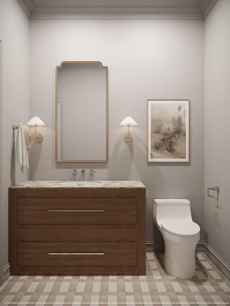 Furnished interior view inside a new home in , Charleston (Image 29).