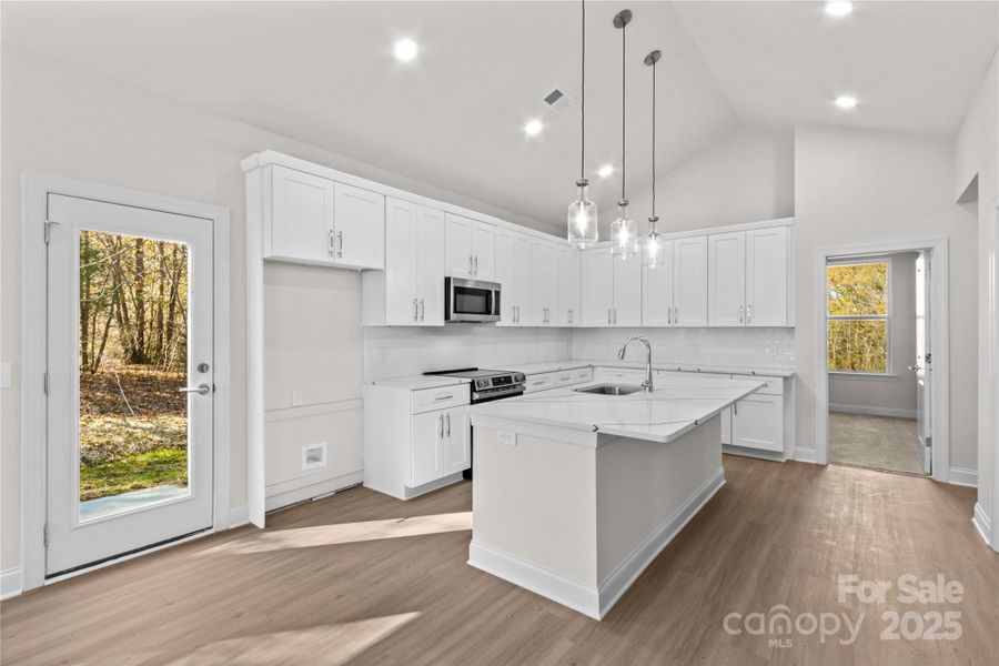 Furnished interior view inside a new home in , Statesville (Image 15). Furnished interior view inside a new home in , Statesville (Image 15).