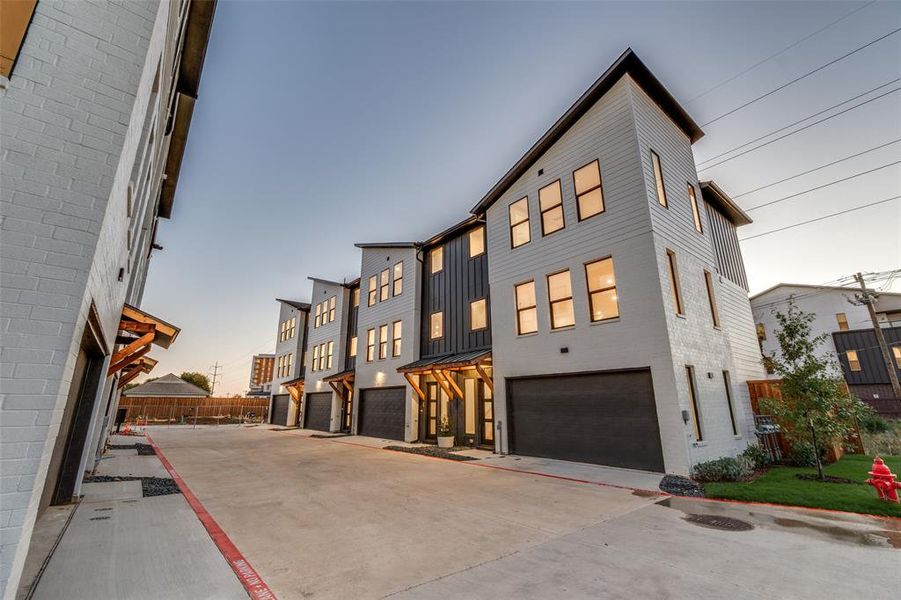 Front exterior of a new home in , Farmers Branch, TX, highlighting curb appeal (Image 16). Front exterior of a new home in , Farmers Branch, TX, highlighting curb appeal (Image 16).
