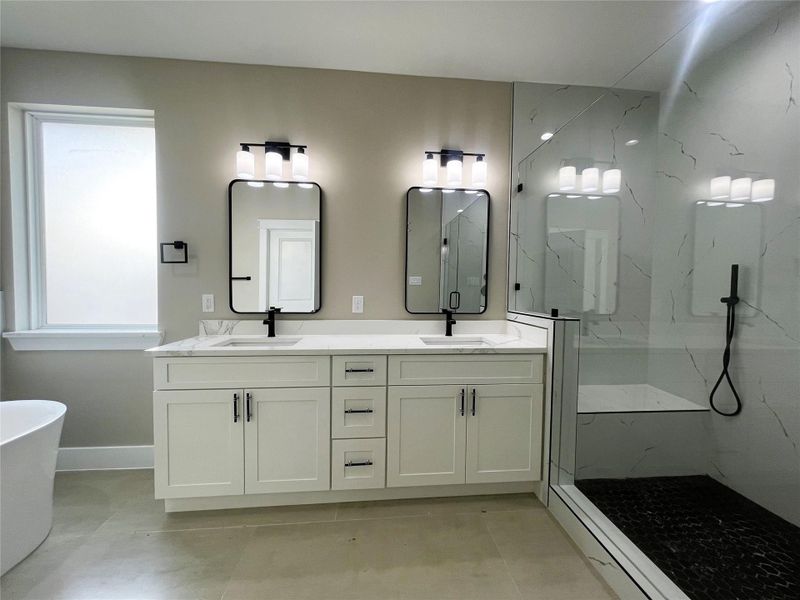 8914 Ivy Spring Ln primary double vanity 8914 Ivy Spring Ln primary double vanity