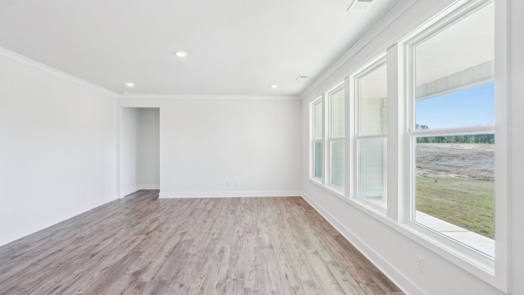 Representative unfurnished interior of a home built from the Sycamore by D.R. Horton in Westport, York (Image 19).
