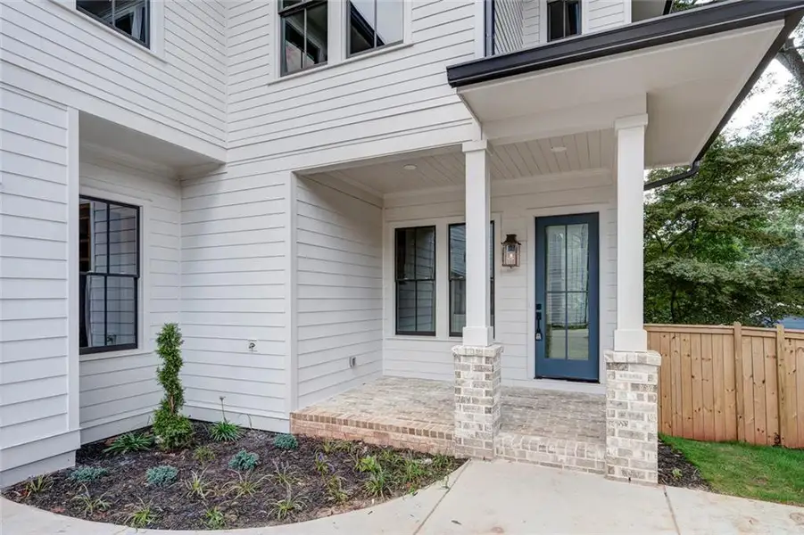 Exterior details and patio area of a home in , Atlanta (Image 24).