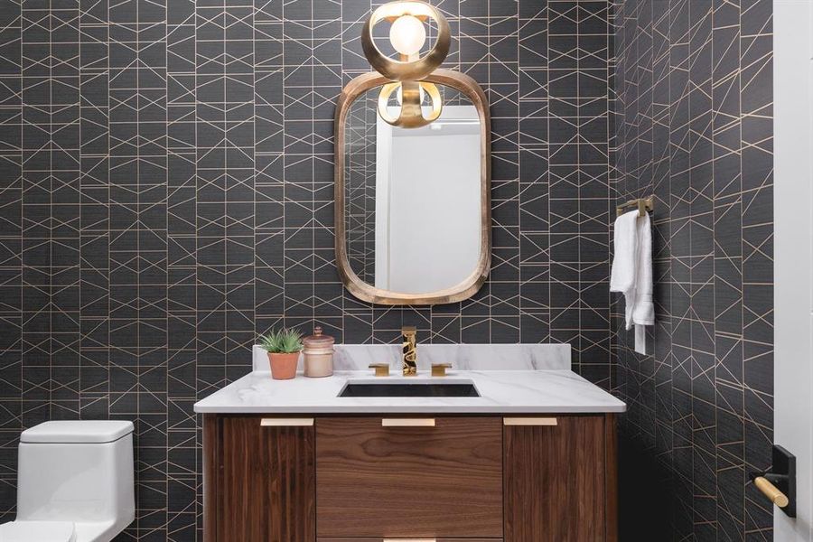 Furnished interior view inside a new home in , Dallas (Image 35).