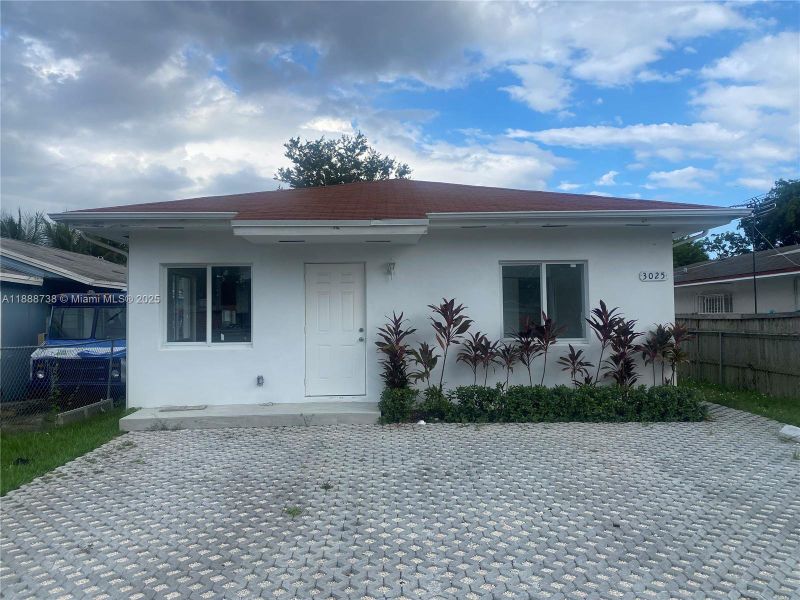 Exterior details and patio area of a home in , Miami (Image 13). Exterior details and patio area of a home in , Miami (Image 13).