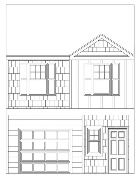 Representative rendering of the exterior for the Astin by Rockhaven Homes (Image 3).