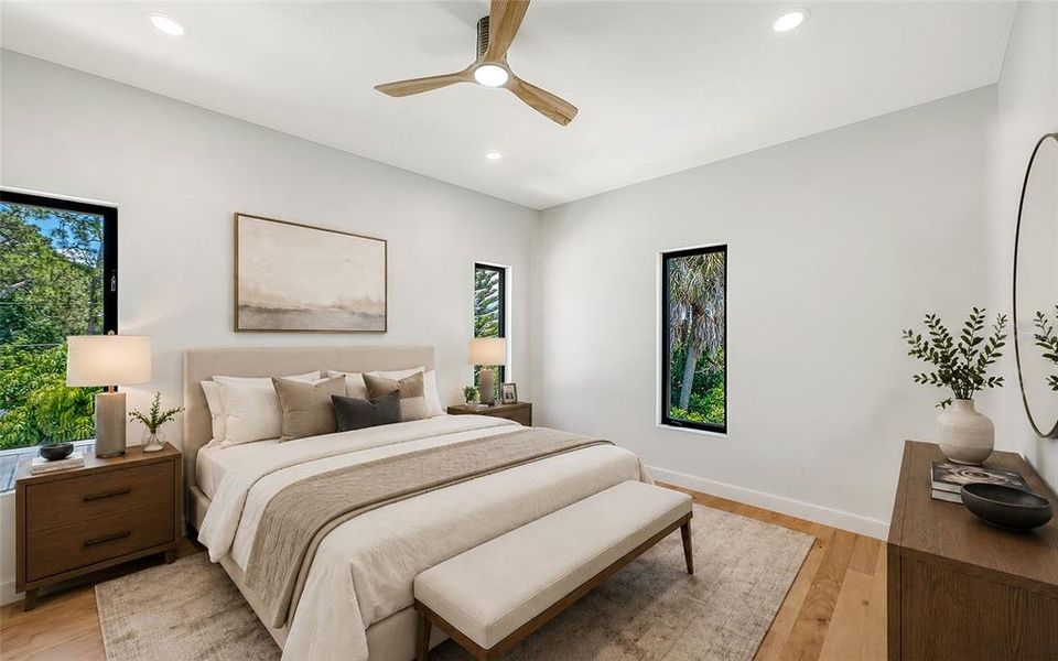 Furnished interior view inside a new home in , Sarasota (Image 10).