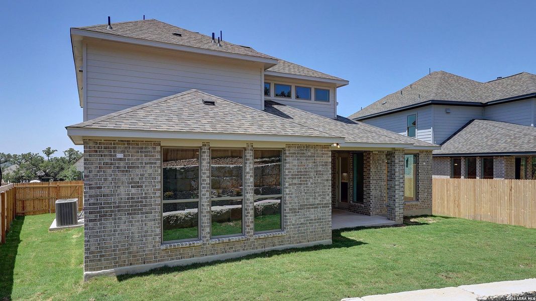 Exterior details and patio area of a home in The Ranches at Creekside, Boerne (Image 25). Exterior details and patio area of a home in The Ranches at Creekside, Boerne (Image 25).